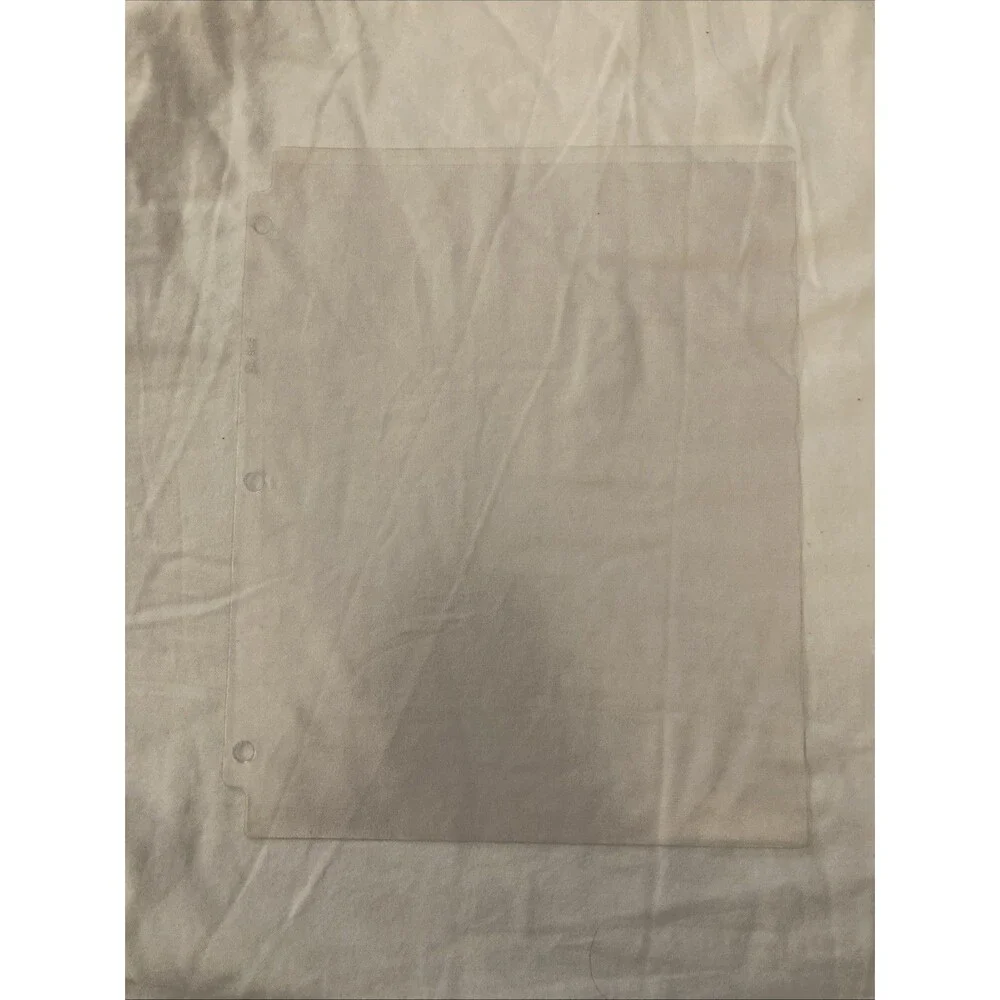 Unbranded Sheet Protector (For 11.5” x 8.5” Paper) | 1 Count Only